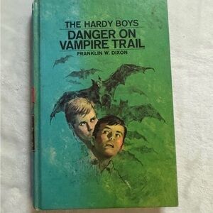 VTG The Hardy Boys #50 "Danger on Vampire Trail" Hardcover Book